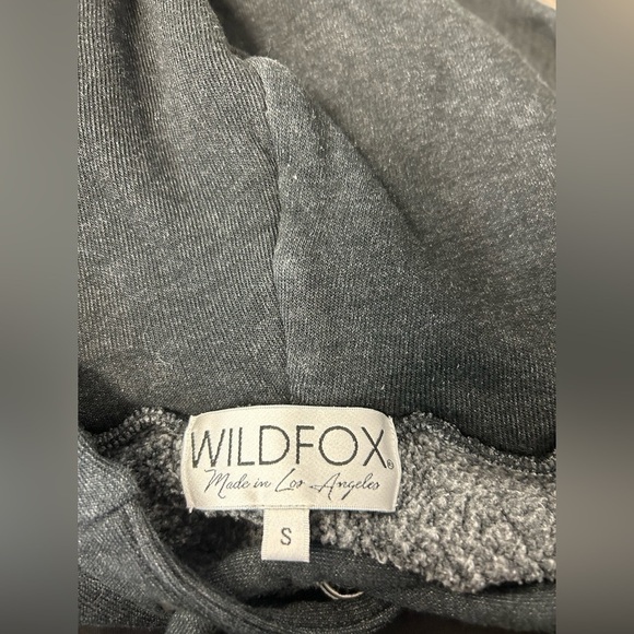 Wildfox Couture Hutton Lace Up Sweater - Size Small - Gray‎ - Picture 8 of 8